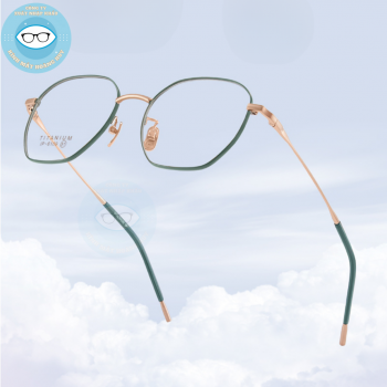 Gọng kính kim loại mã 6109